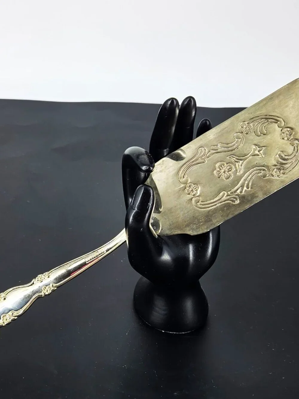 Godinger VTG Silver Plate Rectangle Hostess Ornate 12